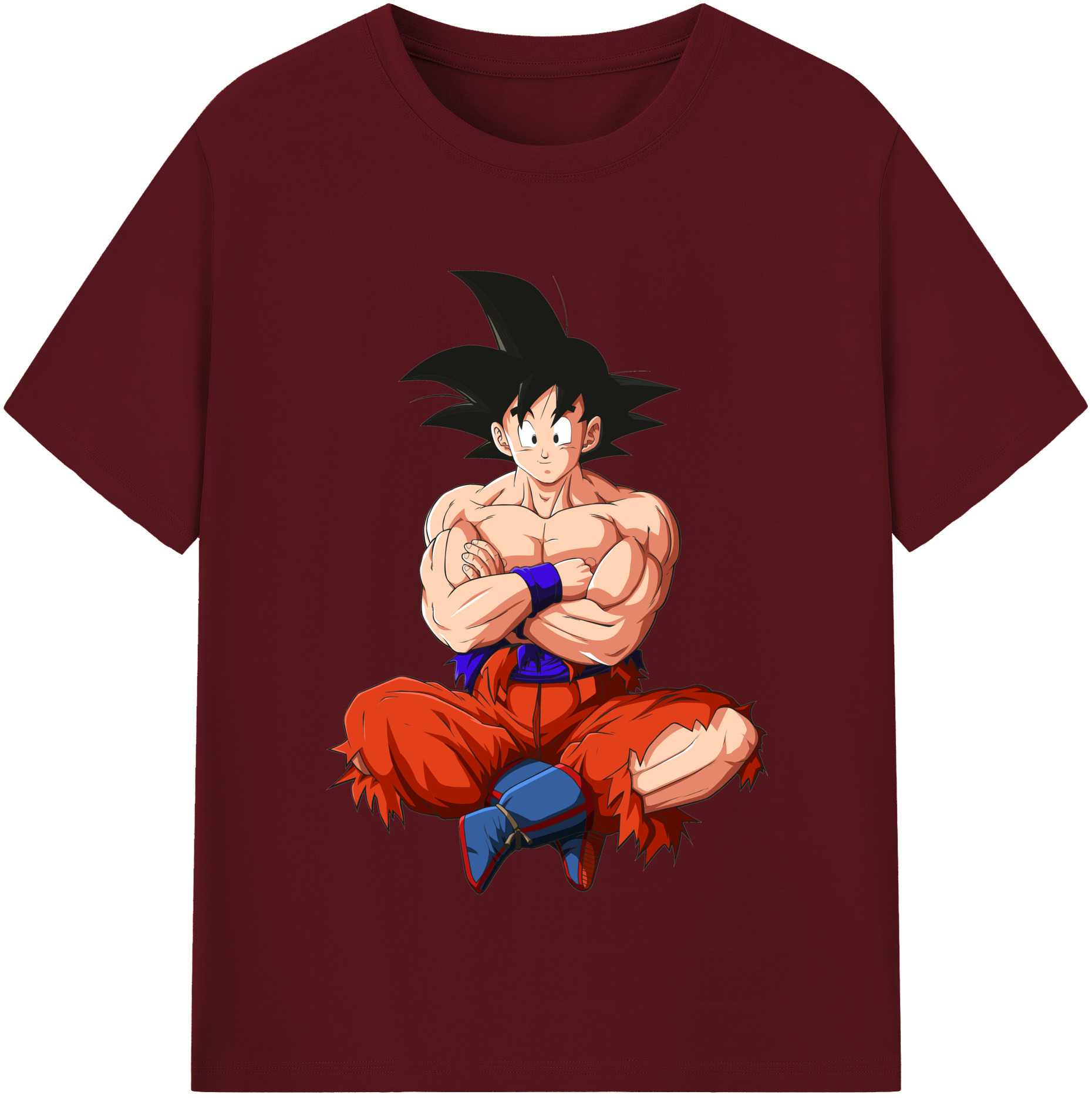 （画像用） ドラゴンボール 孫悟空（そん ごくう）Son Goku カカロット DRAGON BALL Kakarotto 綿100％半袖Tシャツ（フロントプリント）